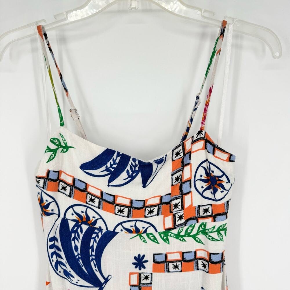 Anthropologie‎ Label of Love Portofino Midi Maxi Dress Colorful Floral Size S - Picture 5 of 13